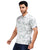 Printed Structured Green Polo