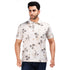 Printed Structured Beige T-shirt