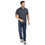 Designer Polo in Blueish Grey