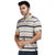 Printed Polo in Brown Stripes