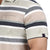 Printed Polo in Brown Stripes