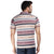 Printed Polo in Pink Stripes