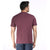 Printed Tee in Maroon
