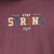 Printed Tee in Maroon