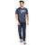 Printed Tee in Indigo