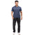 Basic Polo Tee in Greyish Blue