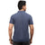 Basic Polo Tee in Greyish Blue