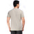Printed Round Neck Tee in Beige
