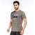 Printed Round Neck Tee in Mouse