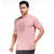 Printed Round Neck Tee in Pink