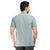 Printed Round Neck Tee in Sky Blue