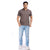Basic Polo Tee in Brown