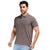 Basic Polo Tee in Brown