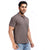 Basic Polo Tee in Brown