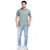 Basic Polo Tee in Powder Blue