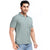 Basic Polo Tee in Powder Blue