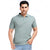 Basic Polo Tee in Powder Blue
