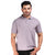 Polo Tee in Plum
