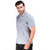 Polo Tee in Mauve Blue