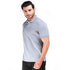 Polo Tee in Mauve Blue