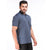 Structured Polo in Dark Blue