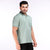 Structured Polo in Sea Green