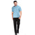 Structured Polo in Sky Blue