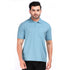 Structured Polo in Sky Blue