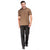 Polo Tee in Brown