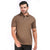 Polo Tee in Brown