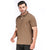 Polo Tee in Brown
