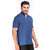 Polo Tee in Indigo