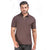 Polo Tee in Dark Brown