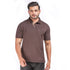 Polo Tee in Dark Brown