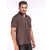 Polo Tee in Dark Brown