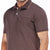 Polo Tee in Dark Brown