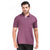 Polo Tee in Dark Pink