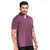Polo Tee in Dark Pink