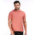 Basic Polo Tee in Coral