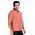 Basic Polo Tee in Coral