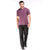 Basic Polo Tee in Burgandy
