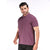 Basic Polo Tee in Burgandy