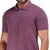 Basic Polo Tee in Burgandy