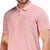 Basic Polo Tee in Peach
