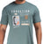 Printed Tee in Sea Green