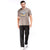 Printed Tee in Light Brown