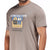 Printed Tee in Light Brown