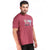 Printed Tee in Maroon
