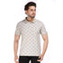 Printed Polo in Beige