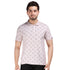 Printed Polo in Pink